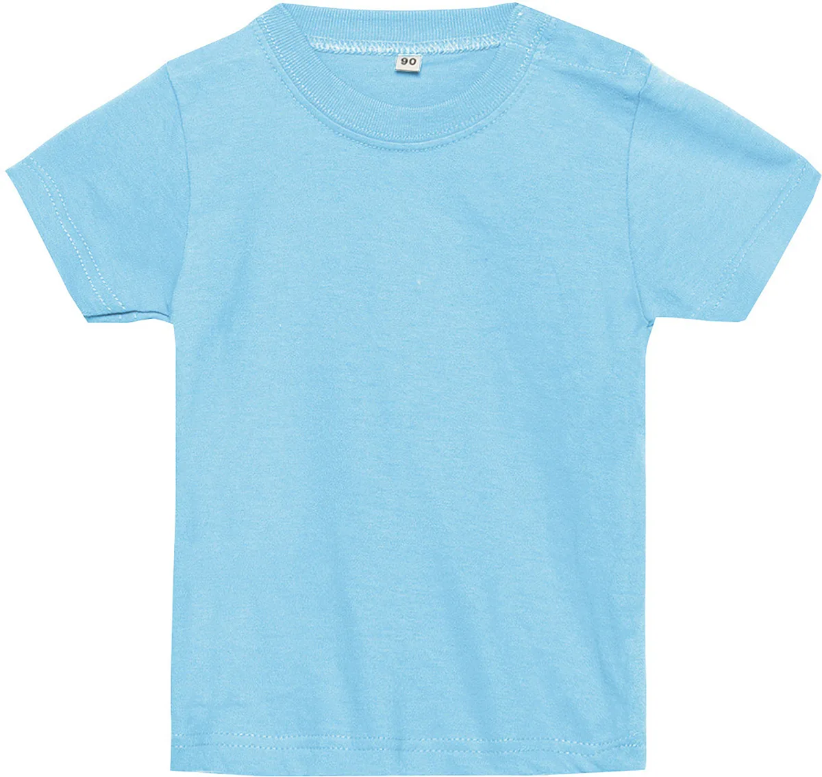 5.6オンス ヘビーウェイト ベビーTシャツ ライトブルーの正面