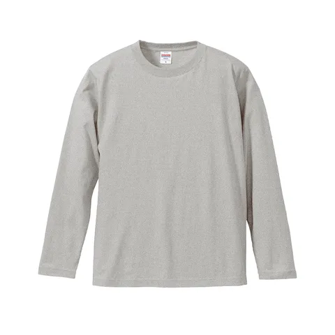5.6オンス ロングスリーブTシャツ カラー:ミックスグレー（006）