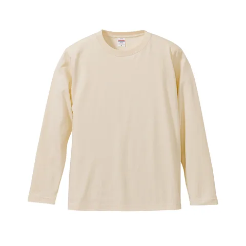 5.6オンス ロングスリーブTシャツ カラー:ナチュラル（019）