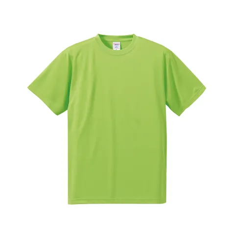 4.7オンス ドライシルキータッチTシャツ（ローブリード） カラー:ライムグリーン（036）