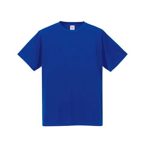 4.7オンス ドライシルキータッチTシャツ（ローブリード） カラー:コバルトブルー（084）