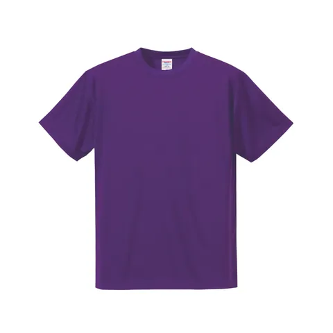 4.7オンス ドライシルキータッチTシャツ（ローブリード） カラー:バイオレットパープル（539）
