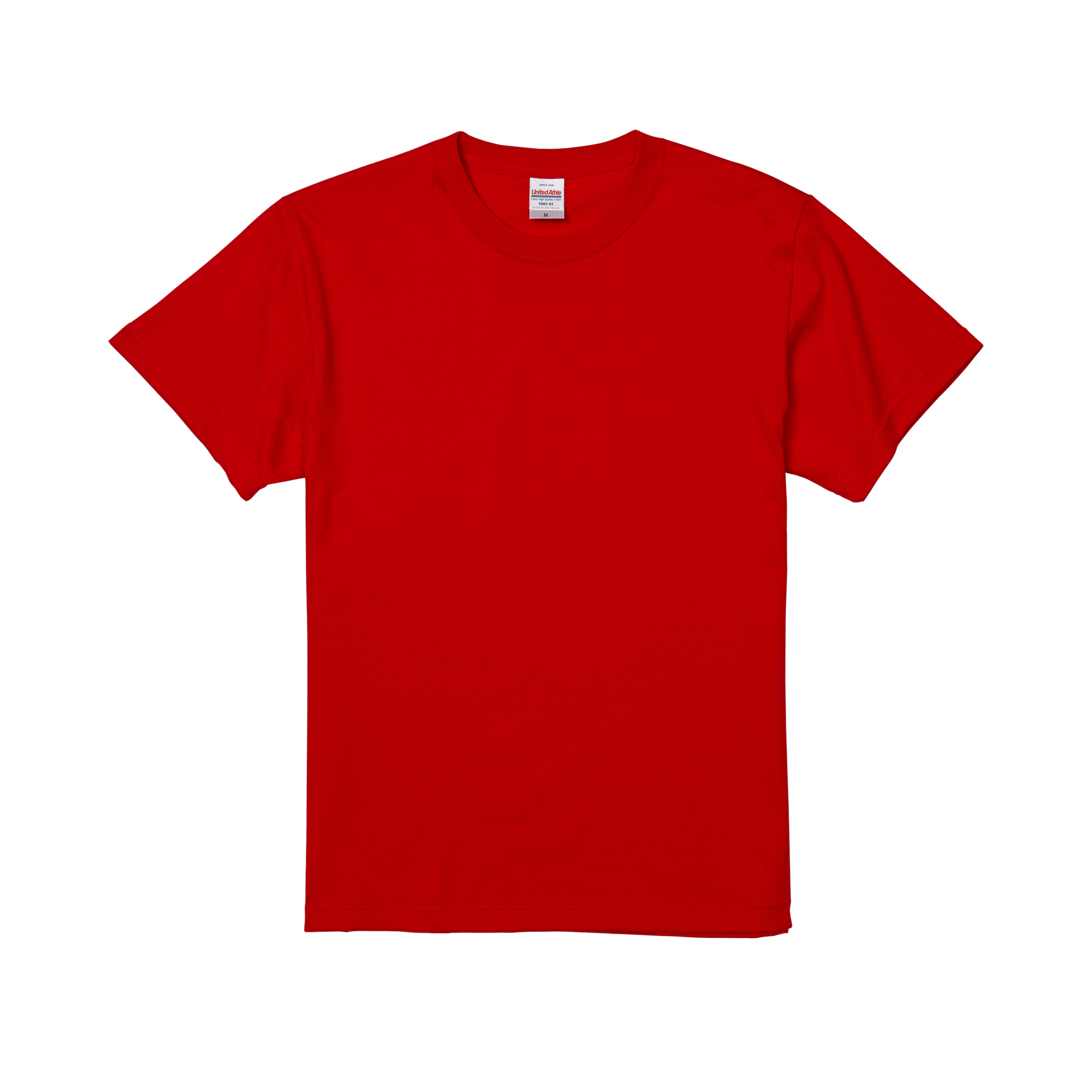 5.6オンス ハイクオリティーTシャツ カラー:レッド（069）