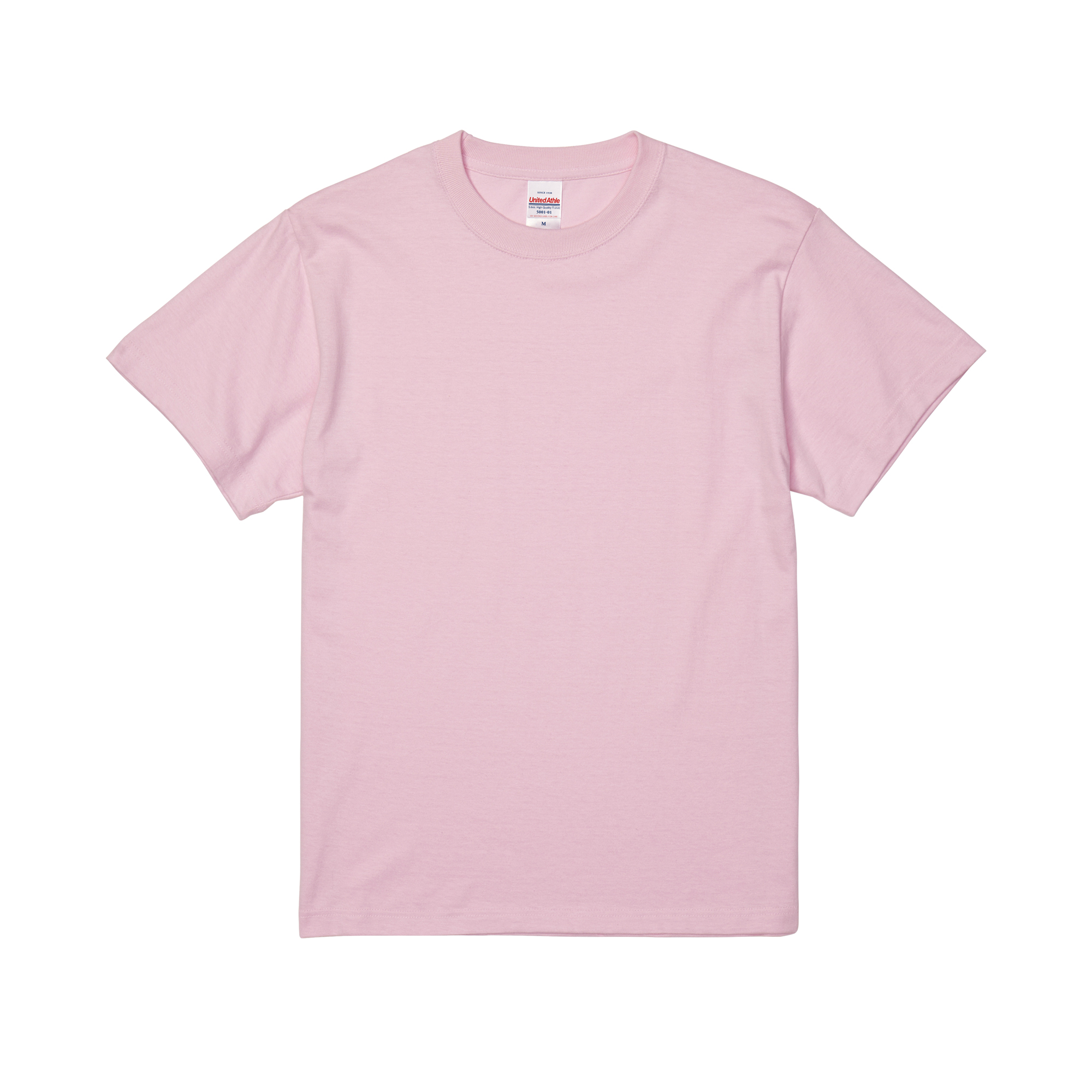 5.6オンス ハイクオリティーTシャツ カラー:ライトピンク（495）