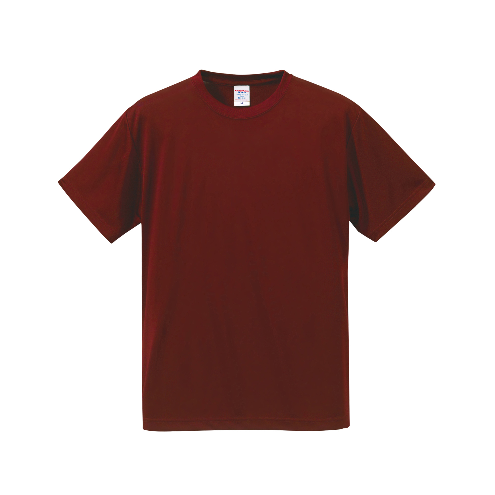 4.7オンス ドライシルキータッチTシャツ カラー:バーガンディ（072）