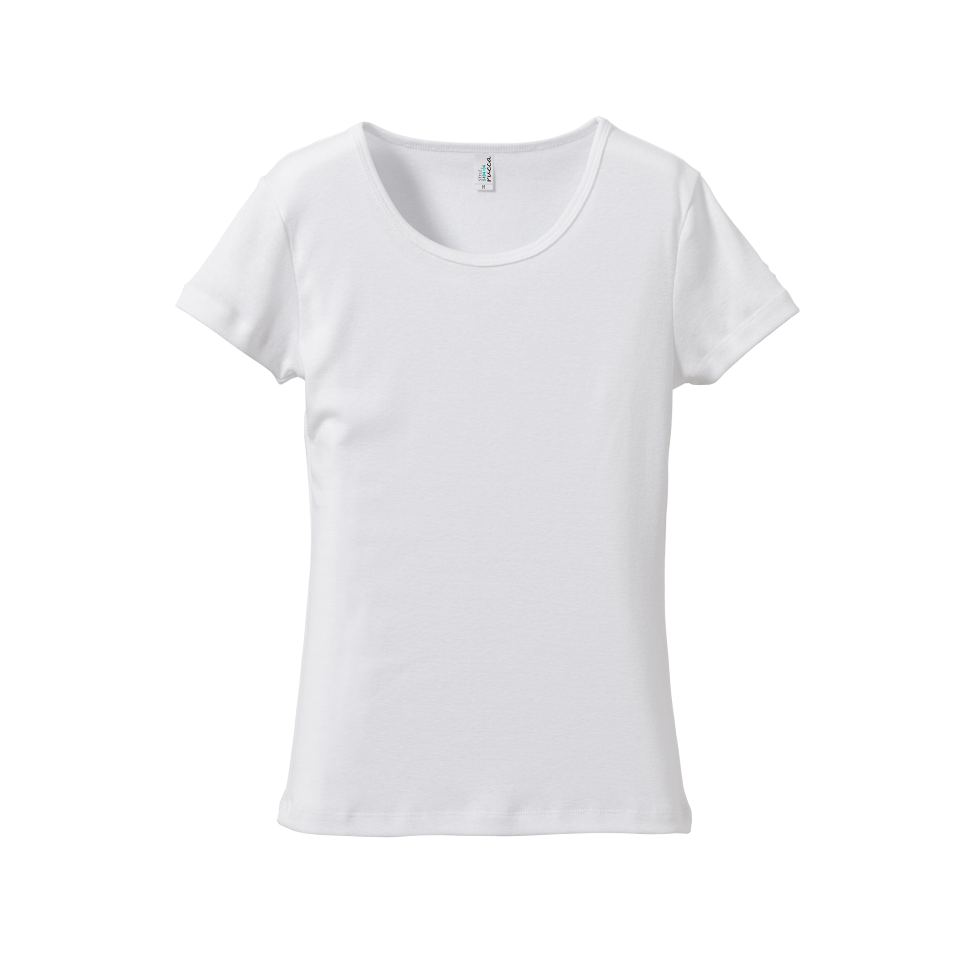 6.2オンス CVC フライス Tシャツ カラー:ホワイト（001）