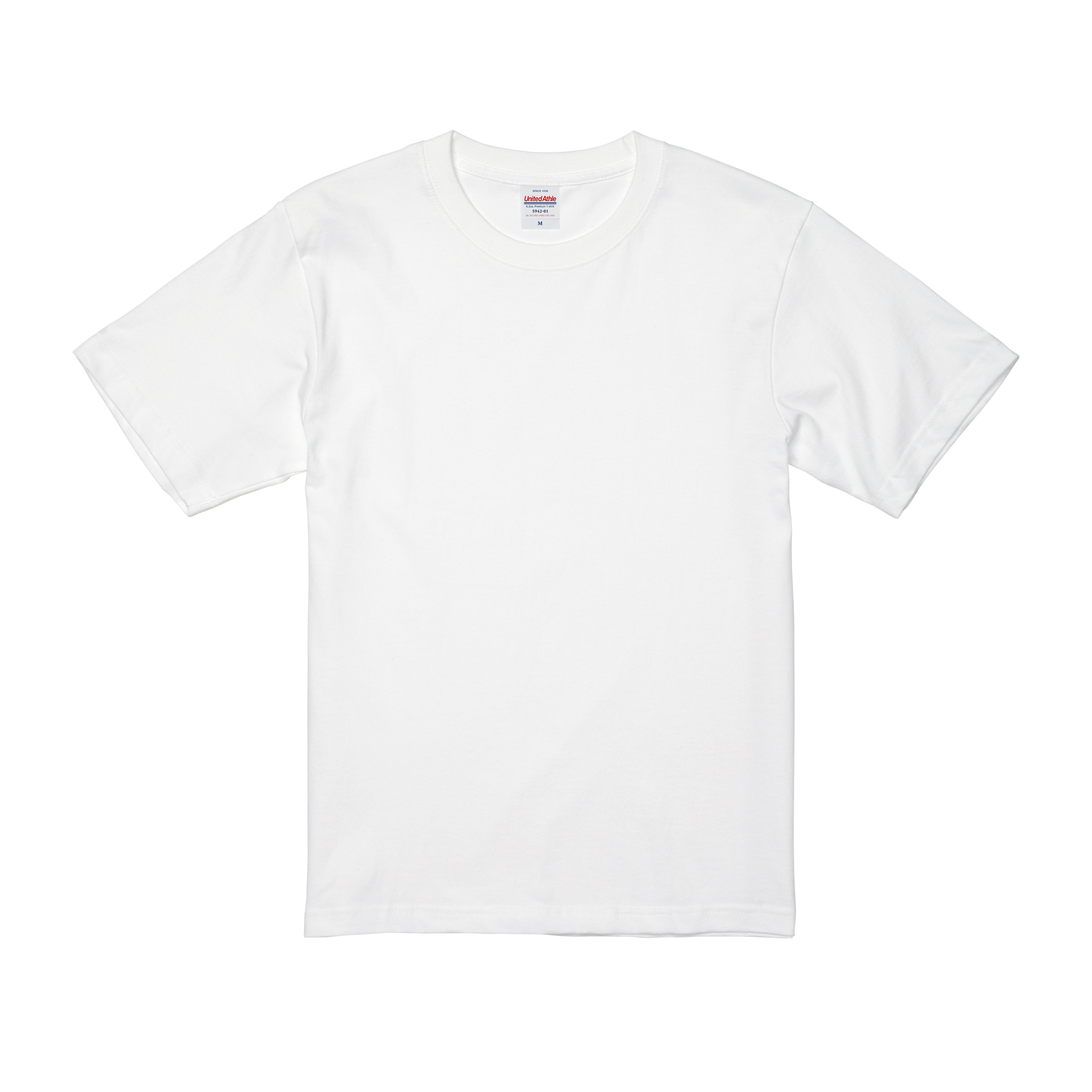 6.2オンス プレミアムTシャツ カラー:ホワイト（001）