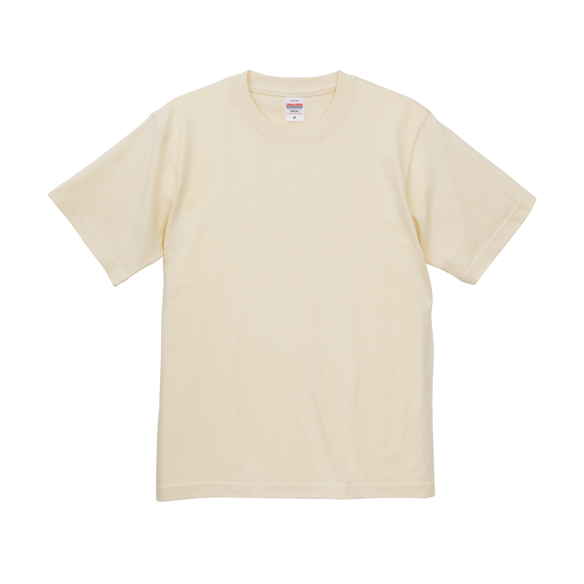6.2オンス プレミアムTシャツ カラー:ナチュラル（019）