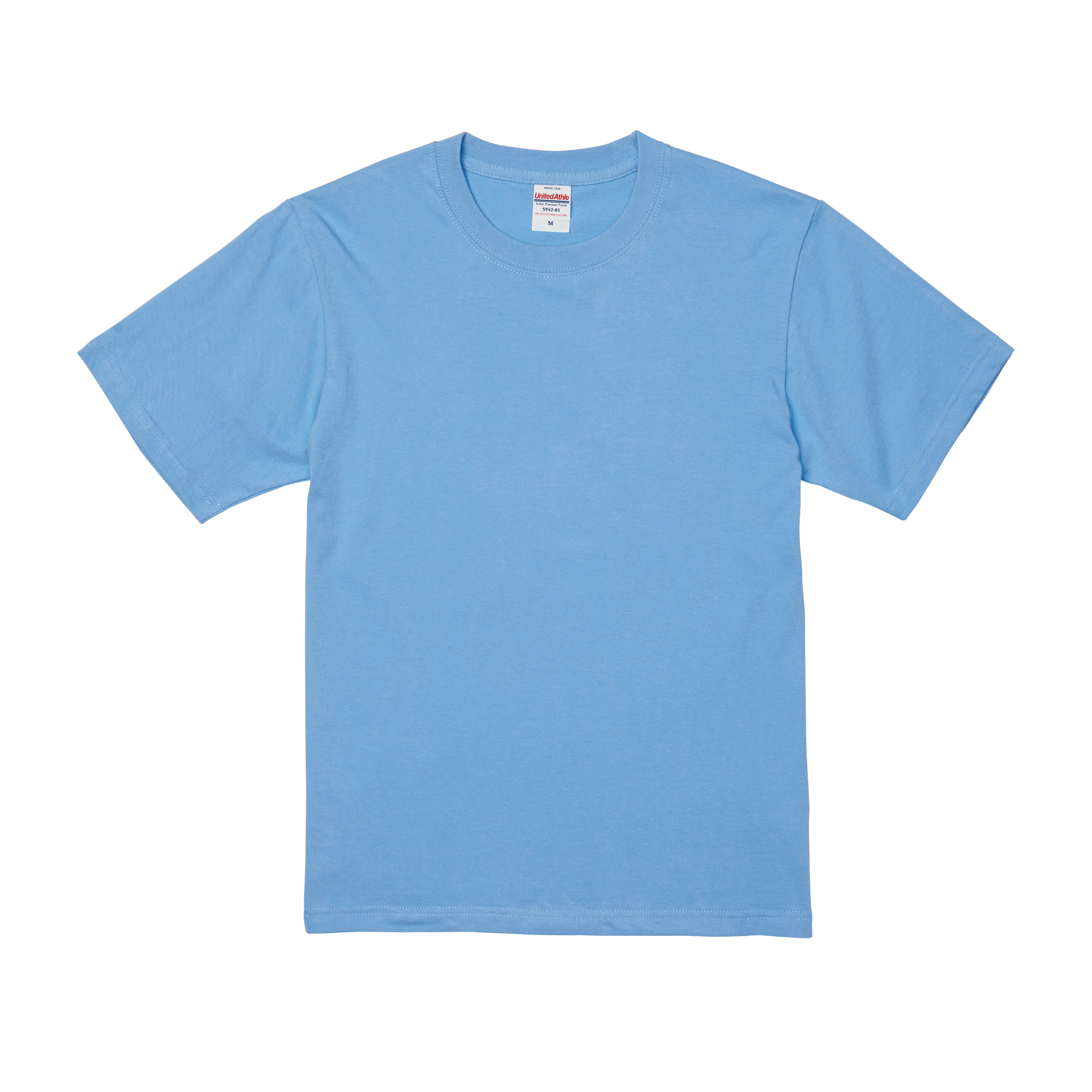 6.2オンス プレミアムTシャツ カラー:サックス（082）