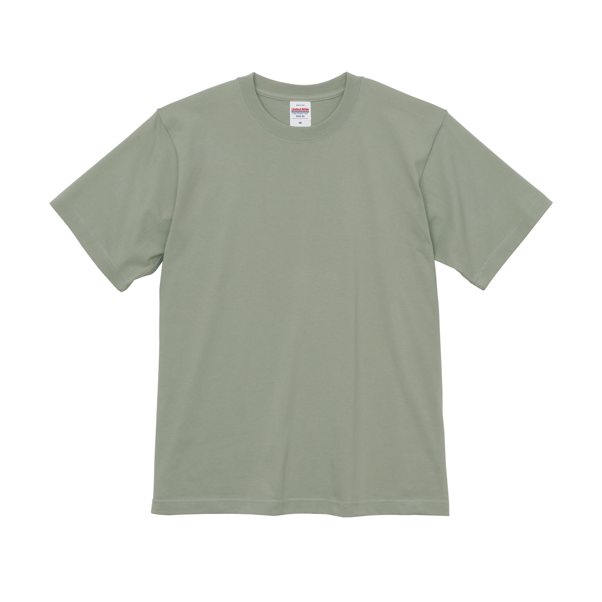 6.2オンス プレミアムTシャツ カラー:セージグリーン（193）