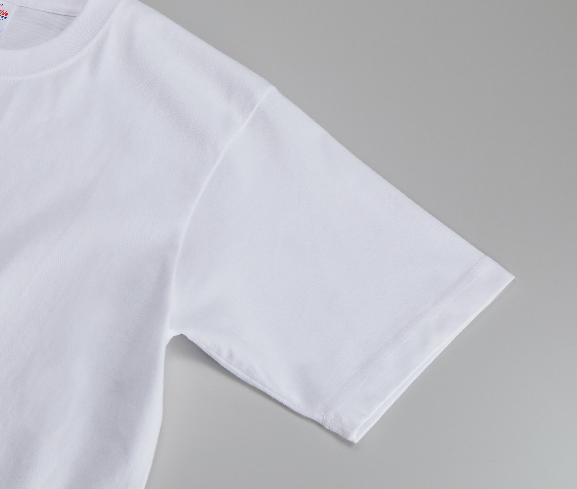 6.2オンス プレミアムTシャツ 袖口の縫製ディテール